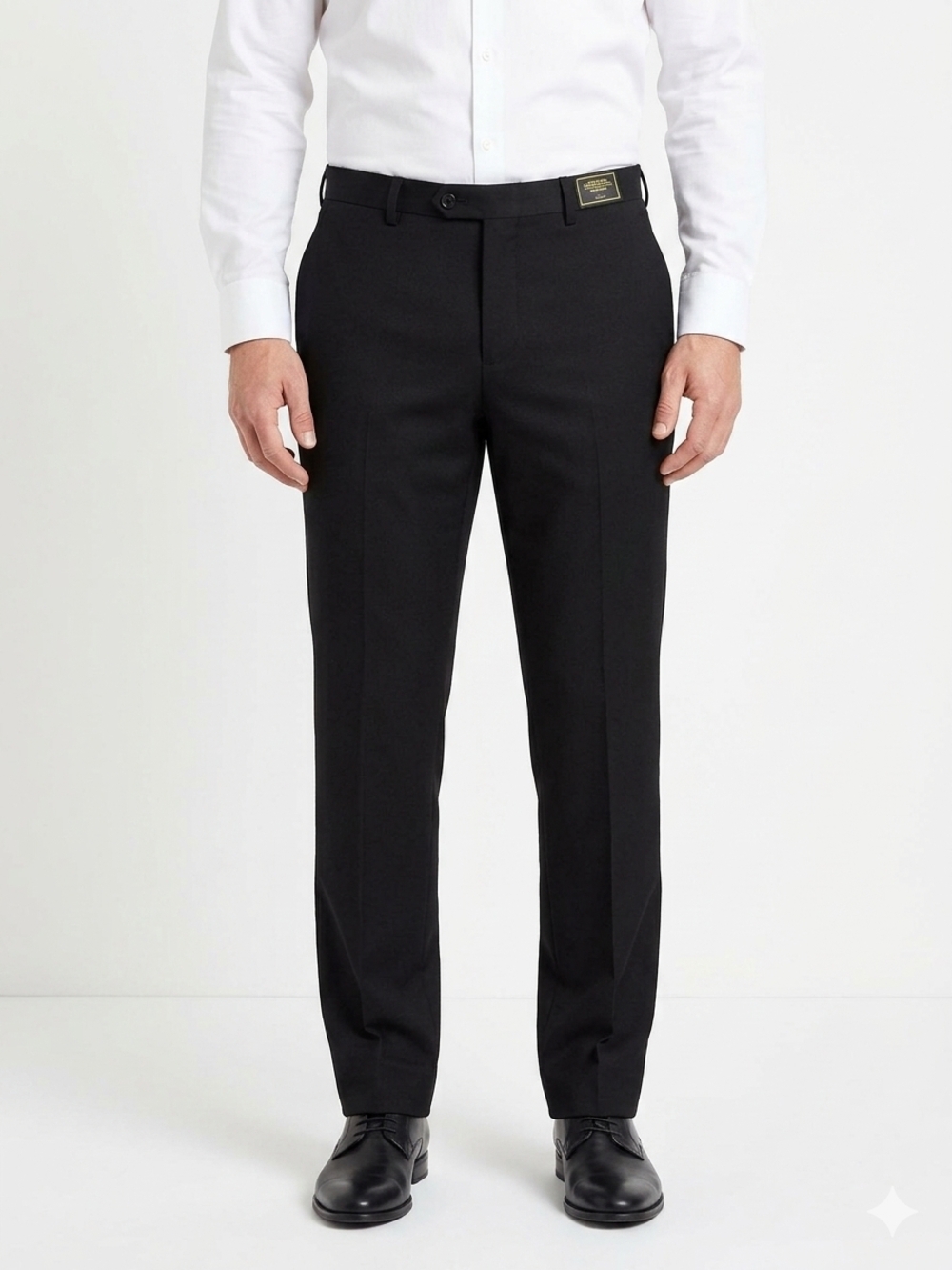 Boohoo Mens Black Straight Leg Chinos